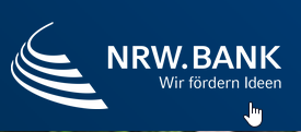 Logo NRW Bank mit Mauspfeil